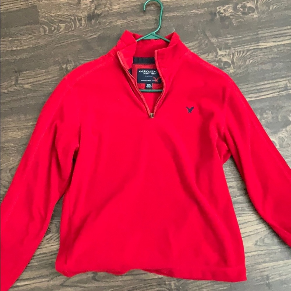 Fleece quartet zip sweater